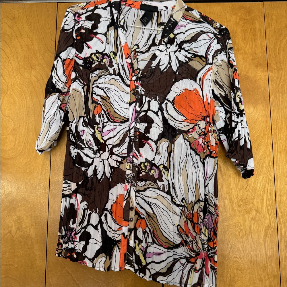 CLEARANCE Lane Bryant Multicolor Abstract Blouse